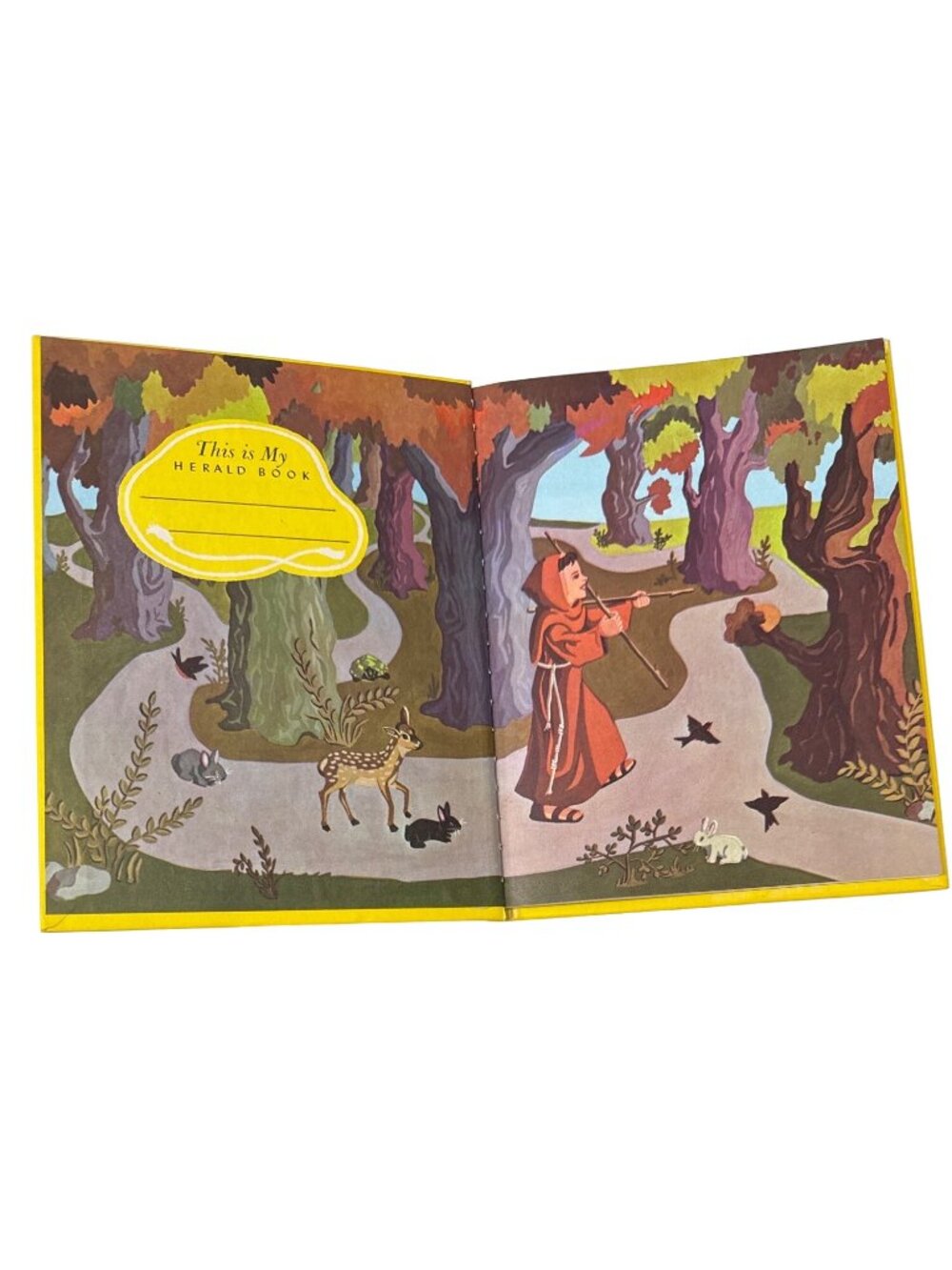 The Littlest Brother Sister M Joselma OSF Vtg 1955 Franciscan Harold Press Faith - Picture 2 of 10